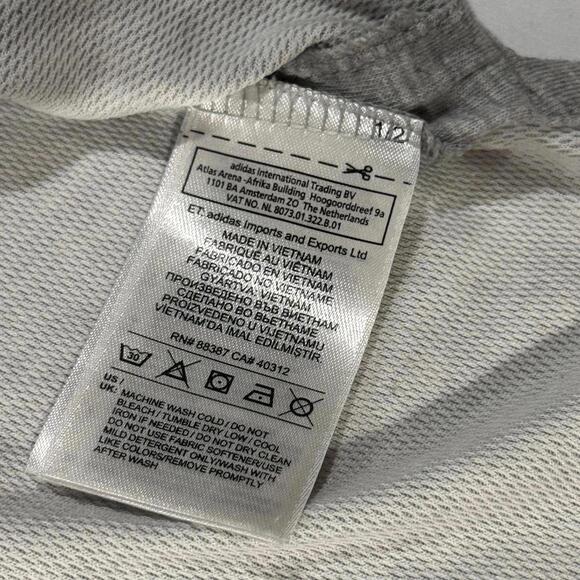 Adidas Women's T-Shirt Small Climalite Crew Neck Pullover Two-Tone Grey - Picture 6 of 8